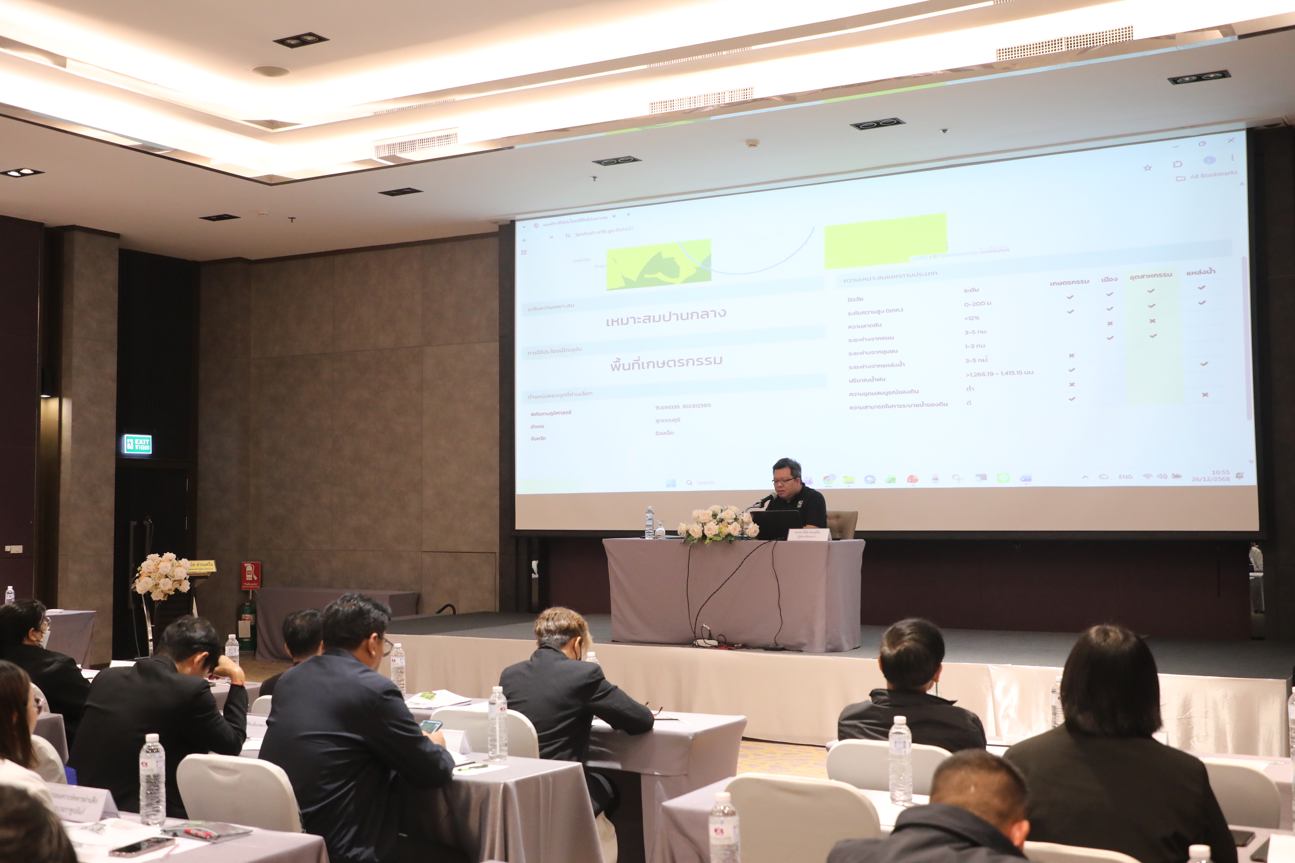 title - ส.ป.ก. ร่วมประชุมการนำเสนอรายงานติดตาม ตรวจสอบ และประเมินผลการใช้ที่ดินของประเทศไทยให้เหมาะสมกับสภาพที่ดินและศักยภาพที่ดิน ภาคตะวันออกเฉียงเหนือ